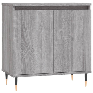 vidaXL 3 Piece Bathroom Cabinet Set Grey Sonoma Engineered Wood - Giant Lobelia