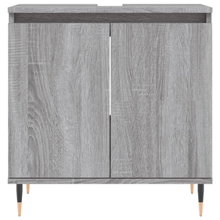 vidaXL 3 Piece Bathroom Cabinet Set Grey Sonoma Engineered Wood - Giant Lobelia