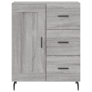 vidaXL Highboard Grey Sonoma 69.5x34x180 cm Engineered Wood - Giant Lobelia