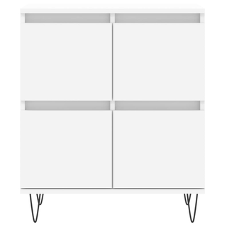 vidaXL Sideboards 2 pcs White Engineered Wood - Giant Lobelia