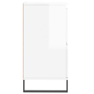 vidaXL Sideboards 3 pcs High Gloss White Engineered Wood - Giant Lobelia