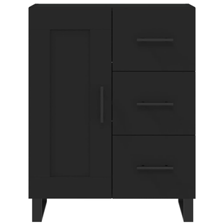 vidaXL Highboard Black 69.5x34x180 cm Engineered Wood - Giant Lobelia