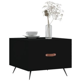 vidaXL Coffee Tables 2 pcs Black 50x50x40 cm Engineered Wood - Giant Lobelia