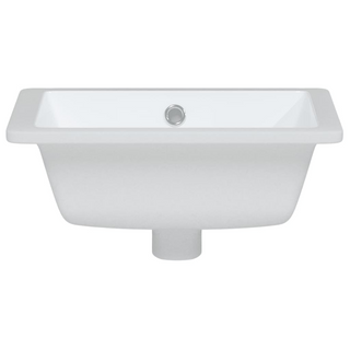 Bathroom Sink White 39x30x18.5 cm Rectangular Ceramic - Giant Lobelia