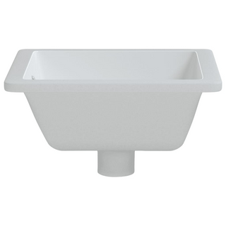 Bathroom Sink White 39x30x18.5 cm Rectangular Ceramic - Giant Lobelia