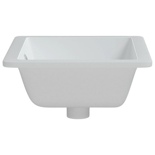 Bathroom Sink White 46.5x35x18 cm Rectangular Ceramic - Giant Lobelia