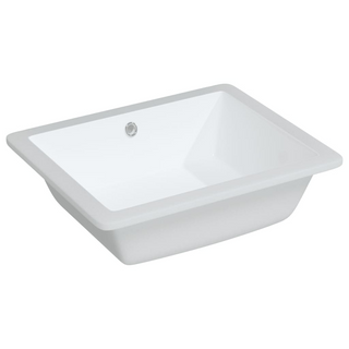 Bathroom Sink White 50x40.5x18.5 cm Rectangular Ceramic - Giant Lobelia