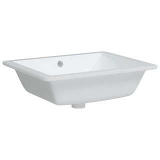 Bathroom Sink White 50x40.5x18.5 cm Rectangular Ceramic - Giant Lobelia