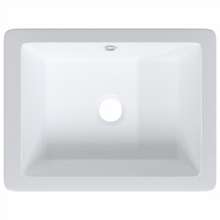 Bathroom Sink White 36x31.5x16.5 cm Rectangular Ceramic - Giant Lobelia