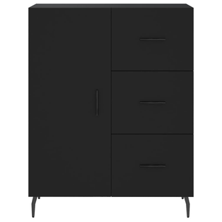 vidaXL Highboard Black 69.5x34x180 cm Engineered Wood - Giant Lobelia