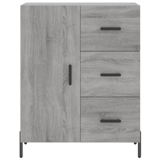 vidaXL Highboard Grey Sonoma 69.5x34x180 cm Engineered Wood - Giant Lobelia