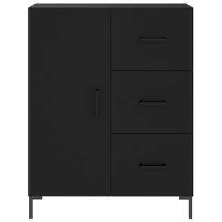 vidaXL Highboard Black 69.5x34x180 cm Engineered Wood - Giant Lobelia