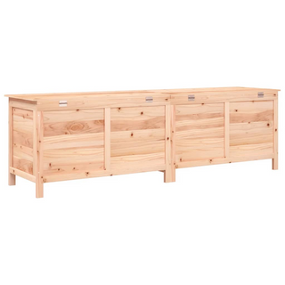 vidaXL Garden Storage Box 198.5x50x56.5 cm Solid Wood Fir - Giant Lobelia