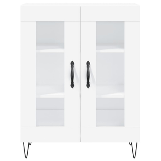 vidaXL Highboard White 69.5x34x180 cm Engineered Wood - Giant Lobelia