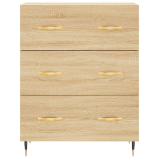 vidaXL Highboard Sonoma Oak 69.5x34x180 cm Engineered Wood - Giant Lobelia