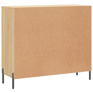 vidaXL Sideboard Sonoma Oak 90x34x80 cm Engineered Wood - Giant Lobelia