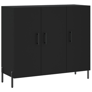 vidaXL Sideboard Black 90x34x80 cm Engineered Wood - Giant Lobelia