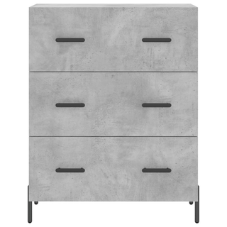 vidaXL Highboard Concrete Grey 69.5x34x180 cm Engineered Wood - Giant Lobelia