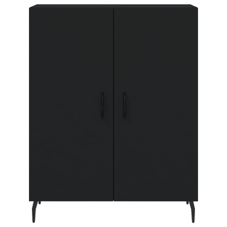 vidaXL Highboard Black 69.5x34x180 cm Engineered Wood - Giant Lobelia