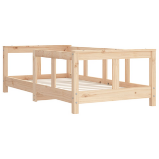 Kids Bed Frame 70x140 cm Solid Wood Pine - Giant Lobelia