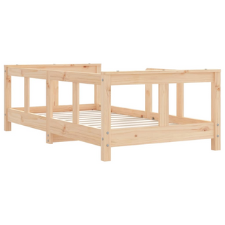 Kids Bed Frame 70x140 cm Solid Wood Pine - Giant Lobelia