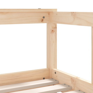 Kids Bed Frame 70x140 cm Solid Wood Pine - Giant Lobelia