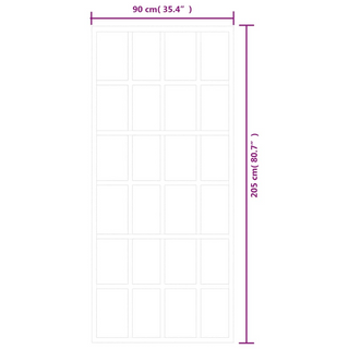 Sliding Door with Hardware Set ESG Glass&Aluminium 90x205 cm - Giant Lobelia