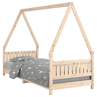 Kids Bed Frame 80x200 cm Solid Wood Pine - Giant Lobelia