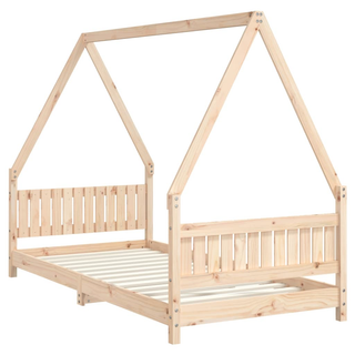 Kids Bed Frame 90x190 cm Solid Wood Pine - Giant Lobelia