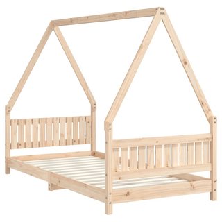 Kids Bed Frame 90x190 cm Solid Wood Pine - Giant Lobelia