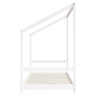 Kids Bed Frame White 90x190 cm Solid Wood Pine - Giant Lobelia