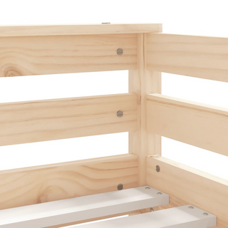 Kids Bed Frame with Drawers 70x140 cm Solid Wood Pine - Giant Lobelia