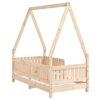 Kids Bed Frame 70x140 cm Solid Wood Pine - Giant Lobelia