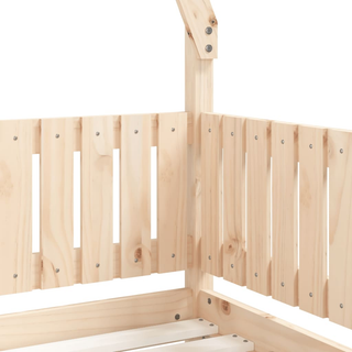 Kids Bed Frame 70x140 cm Solid Wood Pine - Giant Lobelia