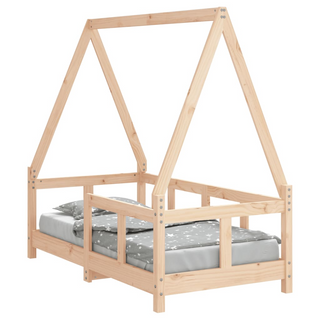 Kids Bed Frame 70x140 cm Solid Wood Pine - Giant Lobelia