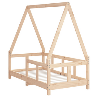 Kids Bed Frame 70x140 cm Solid Wood Pine - Giant Lobelia