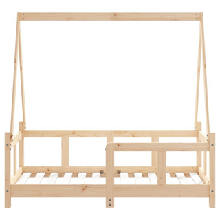 Kids Bed Frame 70x140 cm Solid Wood Pine - Giant Lobelia