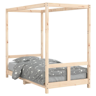 Kids Bed Frame 80x160 cm Solid Wood Pine - Giant Lobelia