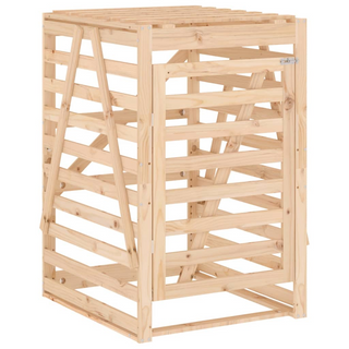 Triple Wheelie Bin Storage Solid Wood Pine - Giant Lobelia