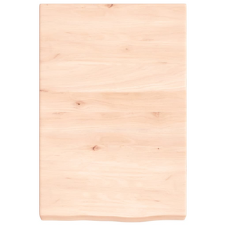 Bathroom Countertop 40x60x(2-6) cm Untreated Solid Wood - Giant Lobelia