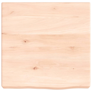 Bathroom Countertop 40x40x(2-6) cm Untreated Solid Wood - Giant Lobelia