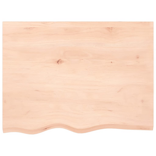 Bathroom Countertop 80x60x2 cm Untreated Solid Wood - Giant Lobelia