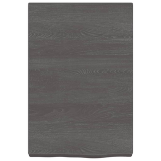 Bathroom Countertop Dark Brown 40x60x(2-6) cm Treated Solid Wood - Giant Lobelia