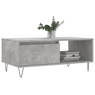 vidaXL Coffee Table Concrete Grey 90x50x36.5 cm Engineered Wood - Giant Lobelia