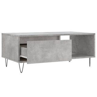 vidaXL Coffee Table Concrete Grey 90x50x36.5 cm Engineered Wood - Giant Lobelia