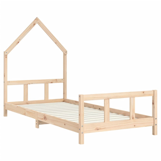 Kids Bed Frame 90x200 cm Solid Wood Pine - Giant Lobelia