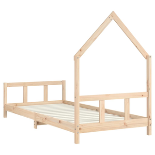 Kids Bed Frame 90x200 cm Solid Wood Pine - Giant Lobelia