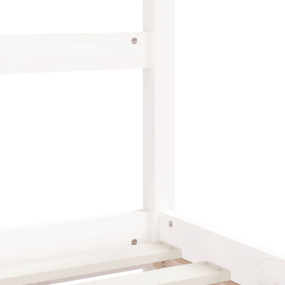 Kids Bed Frame White 90x190 cm Solid Wood Pine - Giant Lobelia