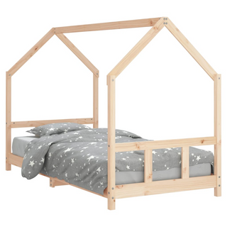Kids Bed Frame 90x190 cm Solid Wood Pine - Giant Lobelia