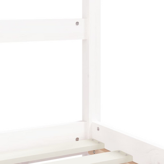 Kids Bed Frame White 80x160 cm Solid Wood Pine - Giant Lobelia